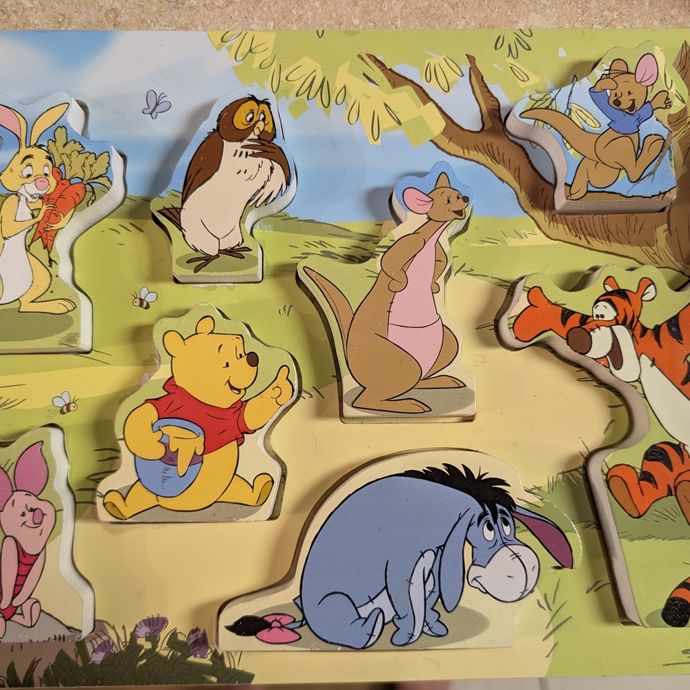 Disney Melissa And Doug Wooden Puzzle Set